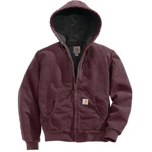 women’s plum flannel lined jacket - M